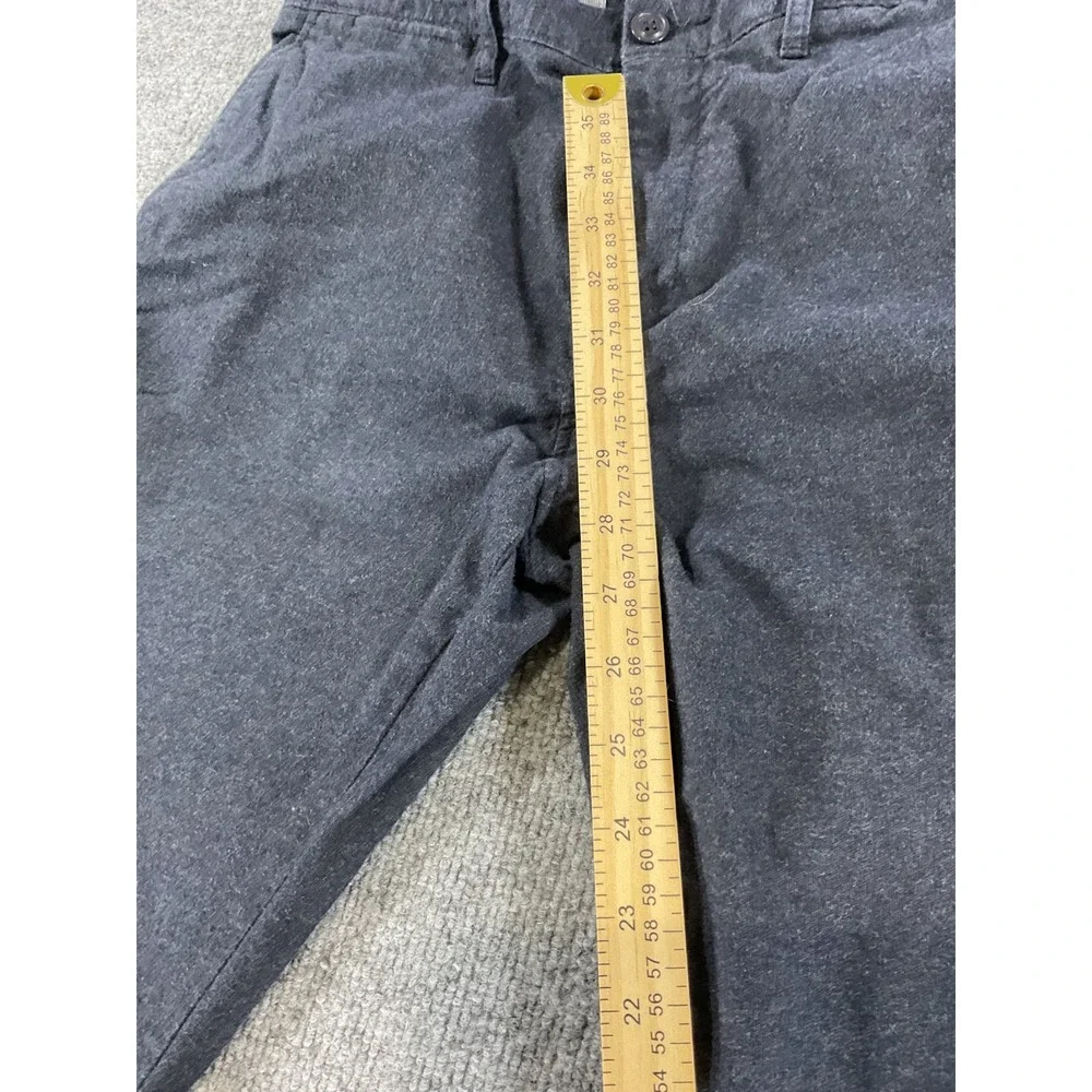 J Crew 484 Slim Pants Mens 32x30 Stretch Chino Dark Grey Casual Preppy Flat Fron